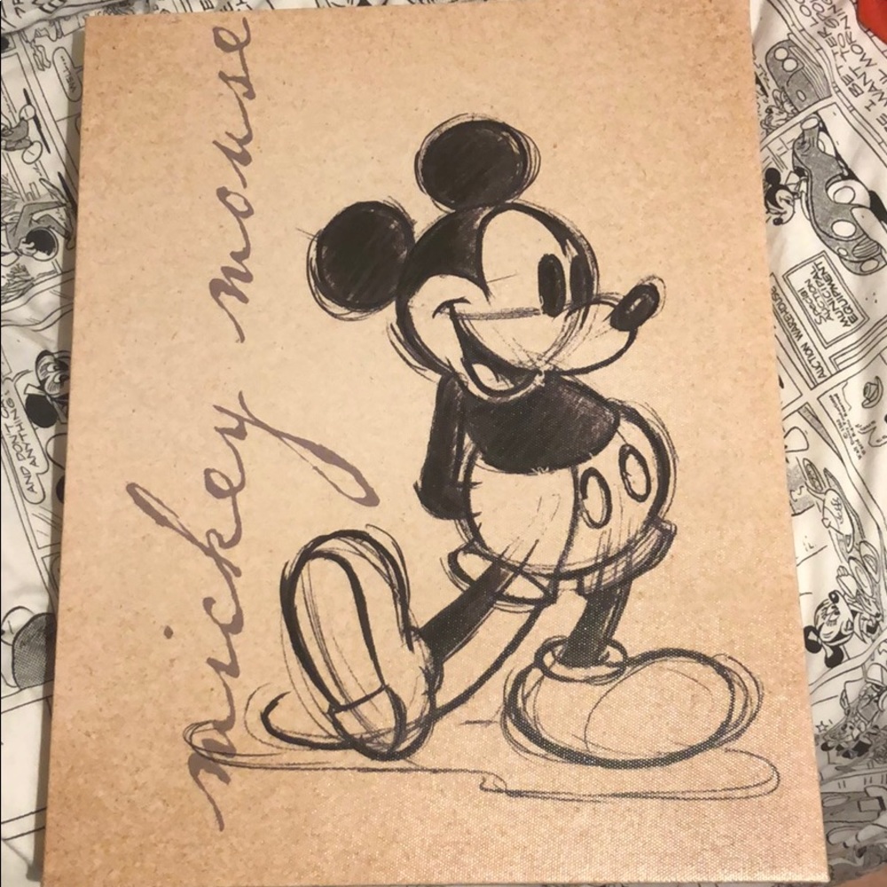 Mickey Mouse wall art